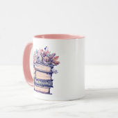 読夢 |ブックの愛好家 マグカップ (正面左)