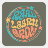 読学成長 スクエアシール (正面)