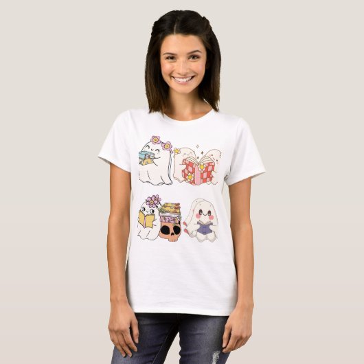 読幽霊 Tシャツ (正面フル)