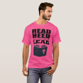 読後を追聖典とその先頭 Tシャツ (正面フル)