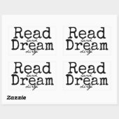 読懸命ドリーム汚れステッカー 長方形シール (シート)