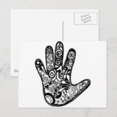 読手のひら ポストカード (正面/裏面)