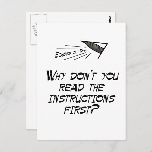 読指示 ポストカード (正面/裏面)