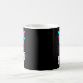 読書が大好きなネコのための面白い本の愛好家 コーヒーマグカップ (中央)