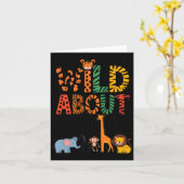 読書が大好きな先生が本を読む バックトゥスクール カード (黄色い花)