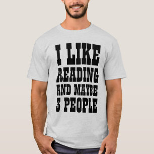 読書が好きです 多分3人 T-Shirt Tシャツ