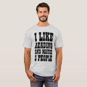 読書が好きです 多分3人 T-Shirt Tシャツ (正面フル)