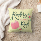 読書が好きな花柄を読むことを行っている読者 クッション (ブランケット)