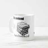 "読書とコーヒーマグ - 読書家のための究極のブレンド コーヒーマグカップ (正面左)