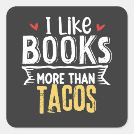 読書と学習の喜び スクエアシール