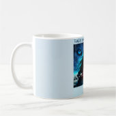 読書によってはマグが夢を見ています コーヒーマグカップ (左)