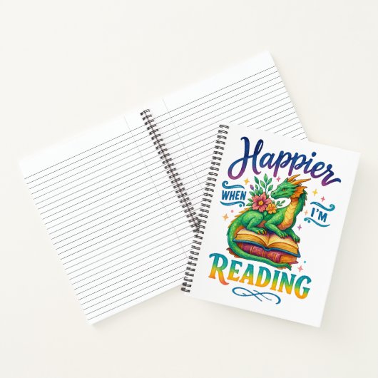 読書のときが一番幸せ ノートブック (内部)