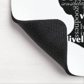 読書のジェーンAustenのカメオ マウスパッド (コーナー)