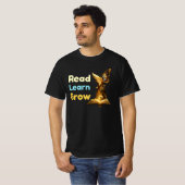 読書の先生のシャツ | 読書好きのための服 Tシャツ (正面フル)