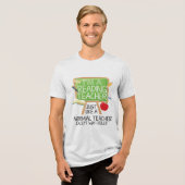 読書の先生 トライブレンドTシャツ (正面全面)