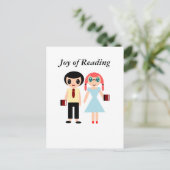読書の喜び ポストカード (スタンド正面)