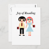 読書の喜び ポストカード (正面/裏面)