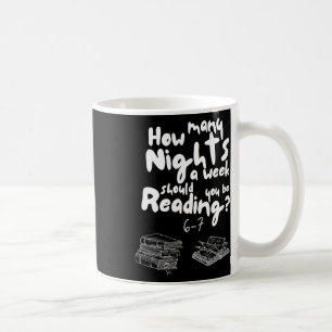 読書の夜6-7 英語教師 ブックラバー めめ コーヒーマグカップ