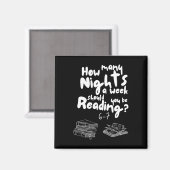 読書の夜6-7 英語教師 ブックラバー マグネット (正面/裏面)