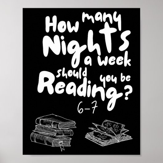 読書の夜6-7 英語教師 ブックラバー ミーム ポスター (正面)
