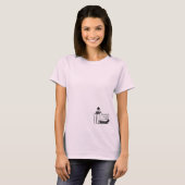読書の虫 Tシャツ (正面フル)