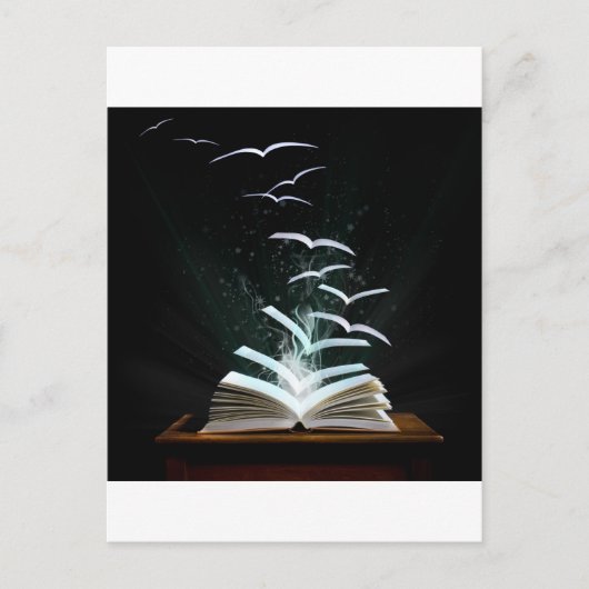 読書の魔法の世界 ポストカード (正面)