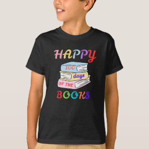 読書の100日目を祝おう はじめての学校 Tシャツ