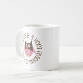 読書はやじり声です コーヒーマグカップ (正面左)