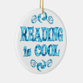 読書はクールです セラミックオーナメント (右)