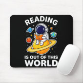 読書は宇宙の果てしなく面白い本を読むこと マウスパッド (マウス)