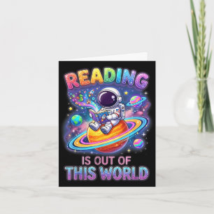 読書は宇宙を超えた最高に面白い本を読むことだ カード