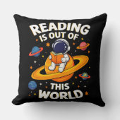 読書は宇宙を超えて クッション (正面)