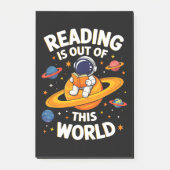 読書は宇宙を超えて ポストイット (正面)