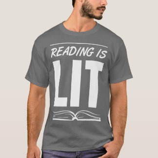 読書は最高! - 本好きな読書教師 Tシャツ
