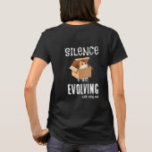 読書は私のスーパーパワー ネコ好きギフト Tシャツ (裏面)