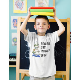 読書は私の好きなスポーツ Tシャツ
