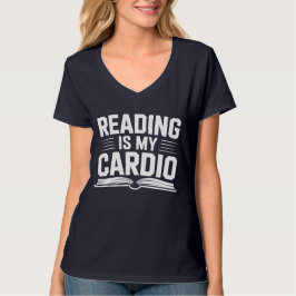 読書は私の有酸素運動 Tシャツ