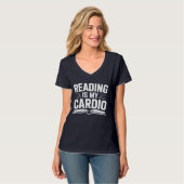 読書は私の有酸素運動 Tシャツ (正面フル)