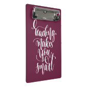 読書は頭が切れるに作ります ミニクリップボード (アングル)