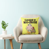 読書はMoovelousです クッション (椅子)