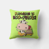 読書はMoovelousです クッション (裏面)