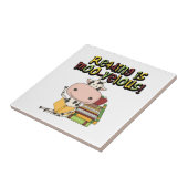 読書はMoovelousです タイル (側面)