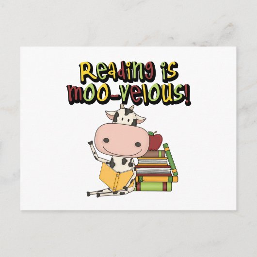読書はMoovelousです ポストカード (正面)