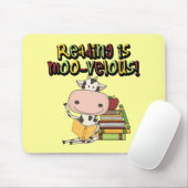 読書はMoovelousです マウスパッド (マウス)