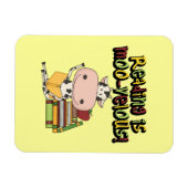 読書はMoovelousです マグネット (横)