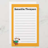 読書へのMaisy愛らしい愛 便箋 (正面/裏面)