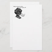 読書ジェーンAusten 便箋 (正面/裏面)