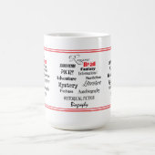 読書ジャンルのマグ コーヒーマグカップ (中央)