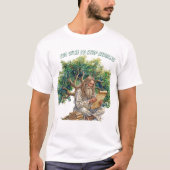 読書中毒男子Tシャツ Too Wise To Stop Reading Tシャツ (正面)