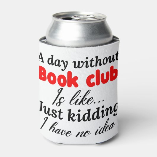 読書会のない日なんて冗談みたいだ 缶クーラー (缶正面)